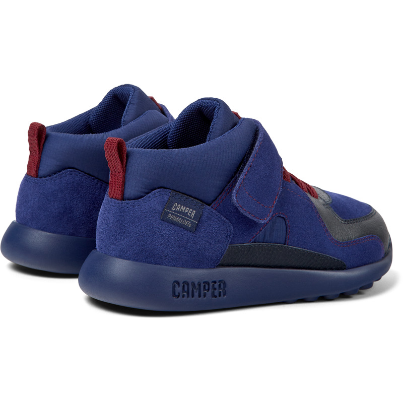 CAMPER Driftie - Sneaker Per Bimbe - Blu,Nero, Taglia 27, Tessuto In Cotone