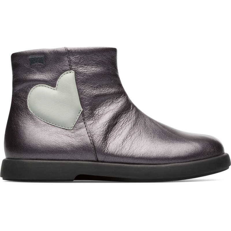 CAMPER Duet - Botas para Niñas - Gris, talla 25, Piel Lisa