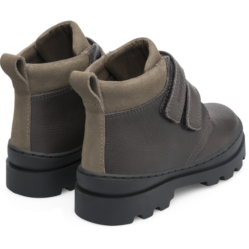 CAMPER Brutus - Boots For Boys - Grey, Size 36, Smooth Leather