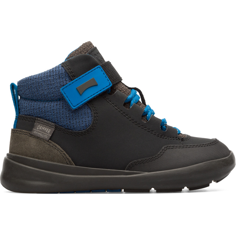 CAMPER Ergo - Botas para Niñas - Negro,Azul,Gris, talla 27, Textil/Piel Vuelta