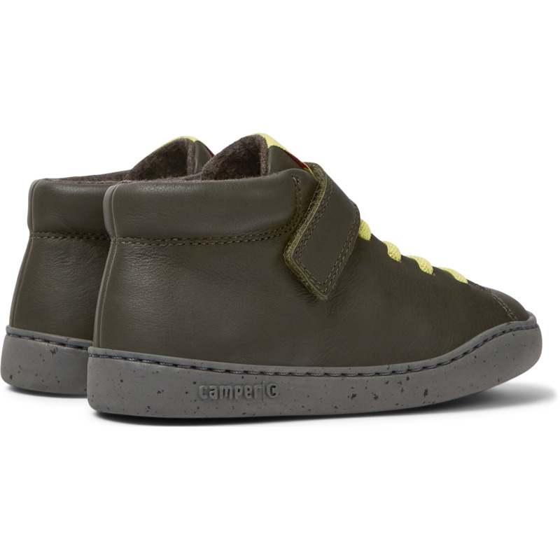 Camper Peu Touring - Boots For Unisex - Green, Size 33, Smooth Leather
