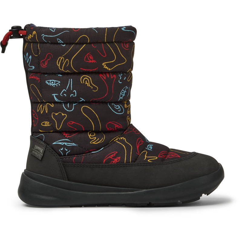 CAMPER Ergo - Botas para Niñas - Negro, talla 26, Textil