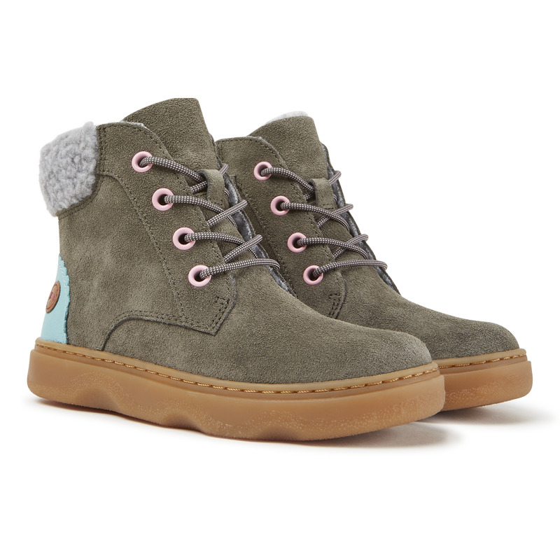 Camper Kids' Boots For Girls In Green