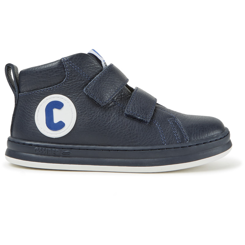 CAMPER Runner - Botas para Niñas - Azul, talla 29, Piel Lisa