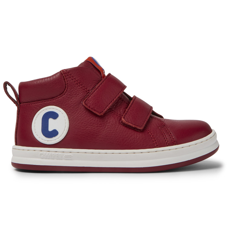 CAMPER Runner - Botas para Niñas - Rojo, talla 25, Piel Lisa