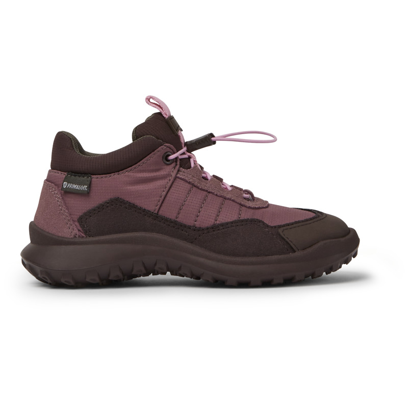 CAMPER CRCLR - Botas para Niñas - Violeta,Marron, talla 27, Textil/Piel Vuelta