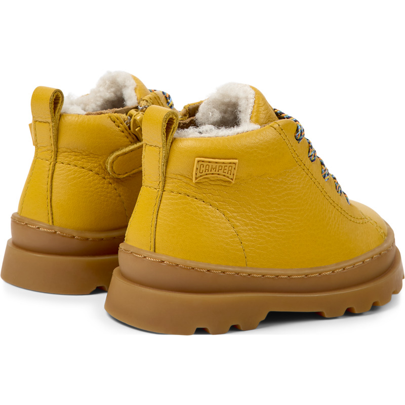 CAMPER Brutus - Boots For First Walkers - Yellow, Size 22, Smooth Leather