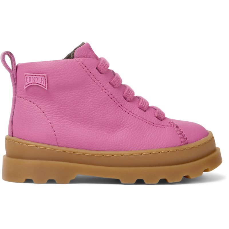 Camper Brutus - Boots For Unisex - Pink, Size 25, Smooth Leather