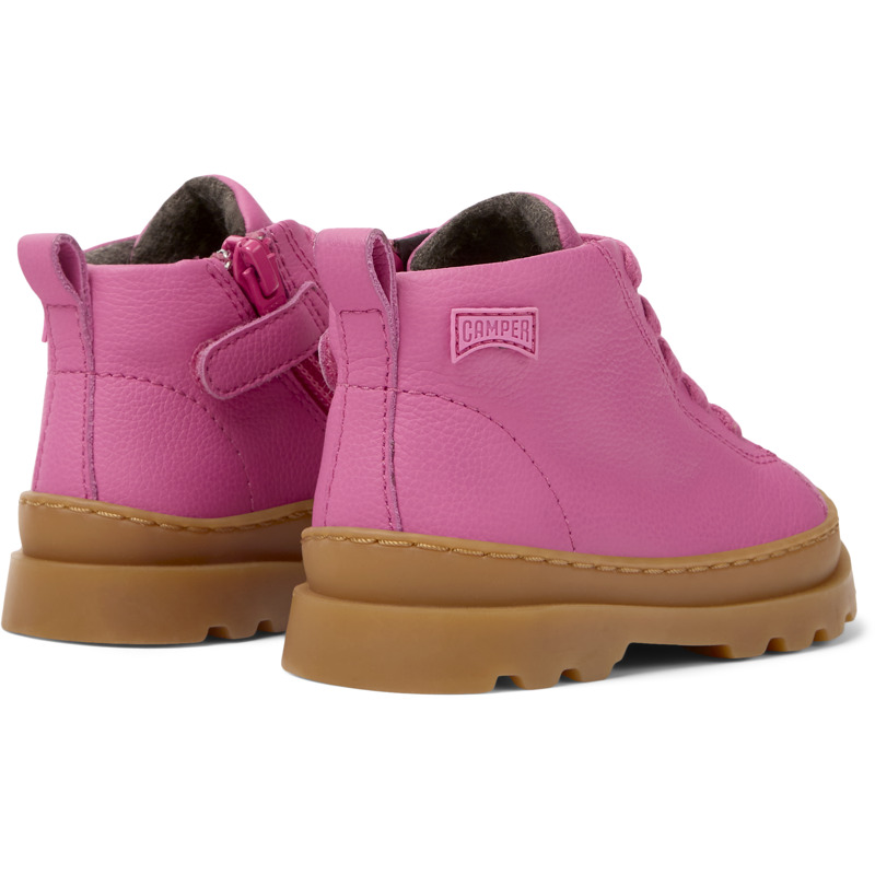 CAMPER Brutus - Boots For First Walkers - Pink, Size 21, Smooth Leather