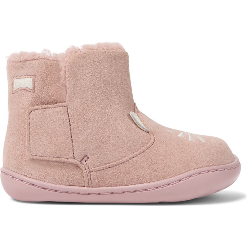 CAMPER Twins - Boots For First Walkers - Pink, Size 20, Smooth Leather