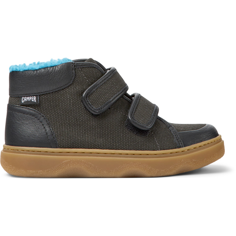 CAMPER Kido - Stiefel Für Mädchen - Grau, Größe 28, Textile/Glattleder