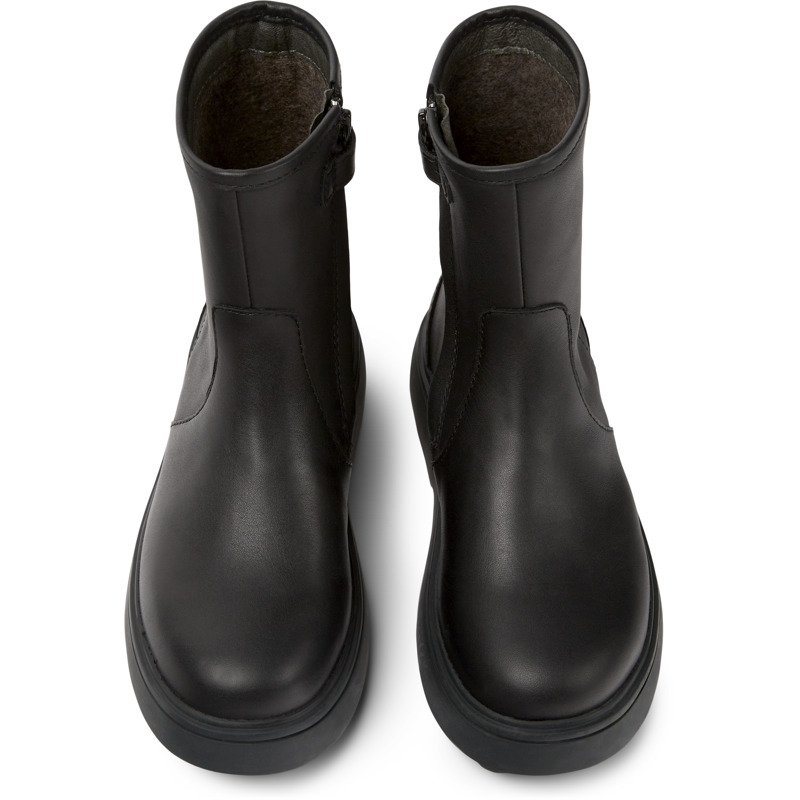 CAMPER Norte - Stiefel Für Mädchen - Schwarz, Größe 28, Glattleder