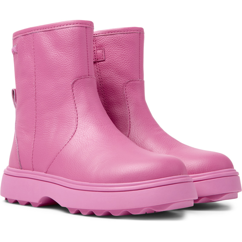 Camper Norte - Boots For Girls - Pink, Size 32, Smooth Leather