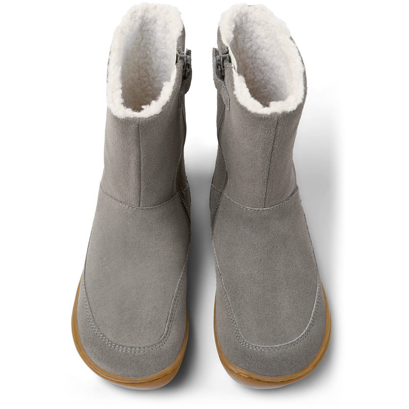 CAMPER Peu - Boots For Girls - Grey, Size 26, Suede