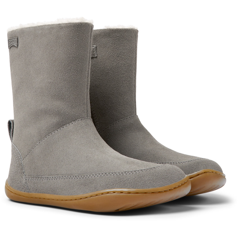 Camper Peu - Boots For Girls - Grey, Size 32, Suede