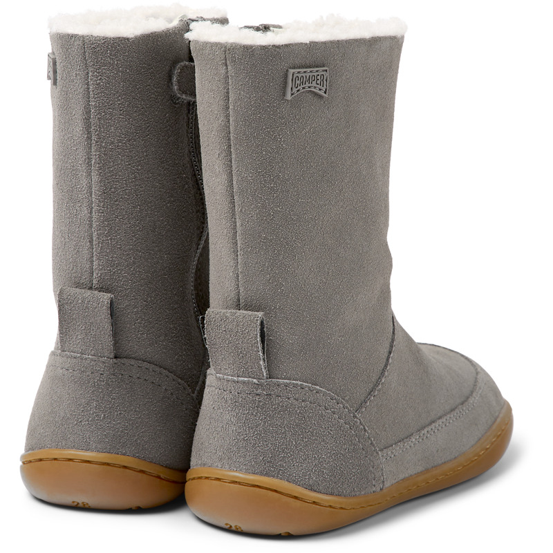 CAMPER Peu - Boots For Girls - Grey, Size 27, Suede