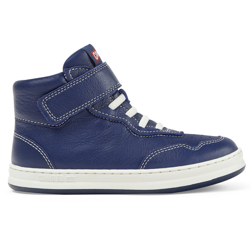 CAMPER Runner - Botas para Niñas - Azul, talla 31, Piel Lisa