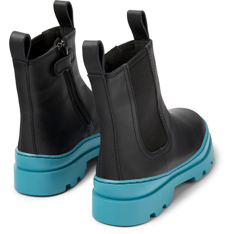 CAMPER Brutus - Boots For Girls - Black, Size 38, Smooth Leather