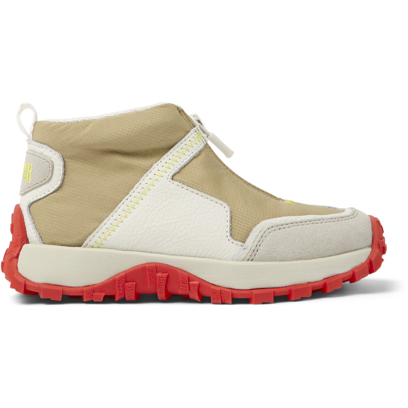 CAMPER Drift Trail - Sneaker Für Mädchen - Beige,Weiß,Grau, Größe 33, Textile/Glattleder