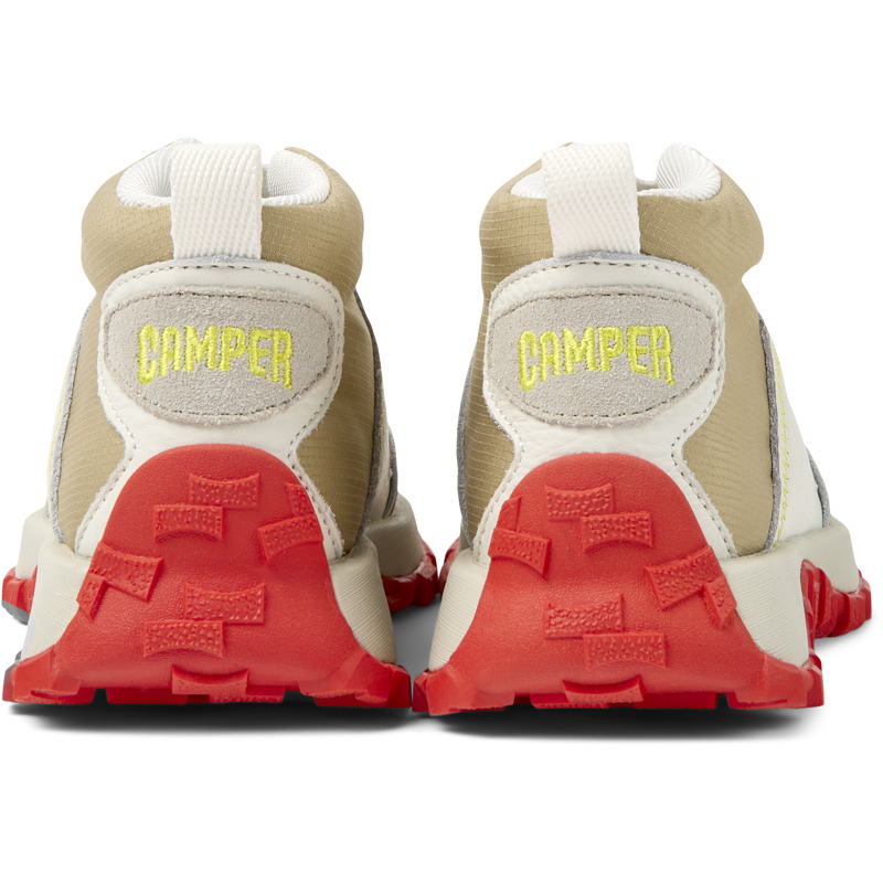 CAMPER Drift Trail - Sneakers For Girls - Beige,White,Grey, Size 36, Cotton Fabric/Smooth Leather