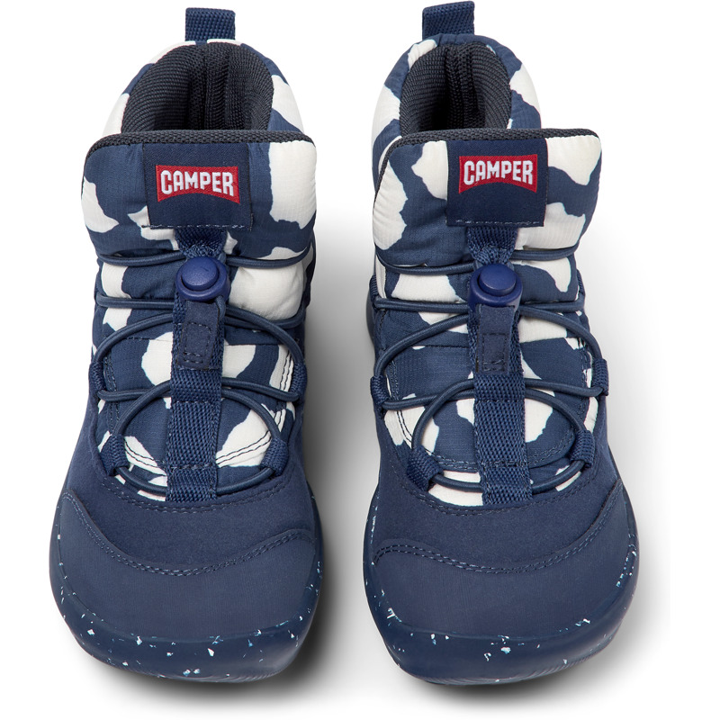 CAMPER Ergo - Sneakers For Girls - Blue,White, Size 33, Cotton Fabric