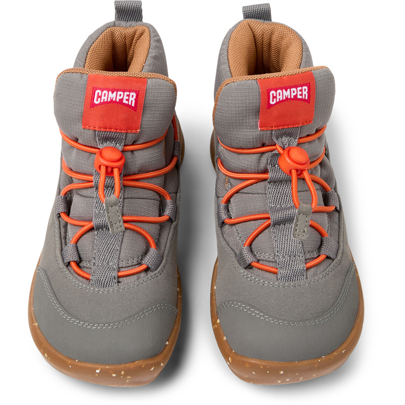 CAMPER Ergo - Sneaker Per Bimbe - Grigio, Taglia 37, Tessuto In Cotone