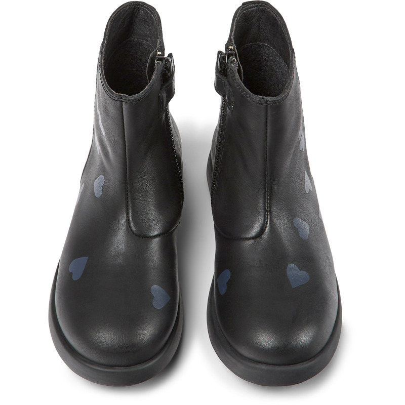 CAMPER Twins - Boots For Girls - Black, Size 33, Smooth Leather
