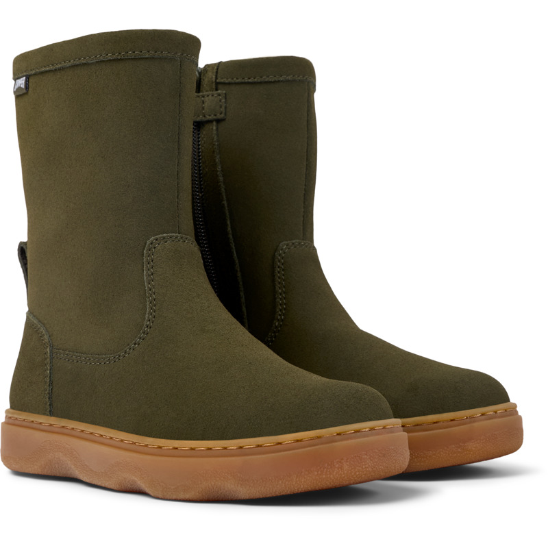 Camper Ankle Boots For Girls In Green