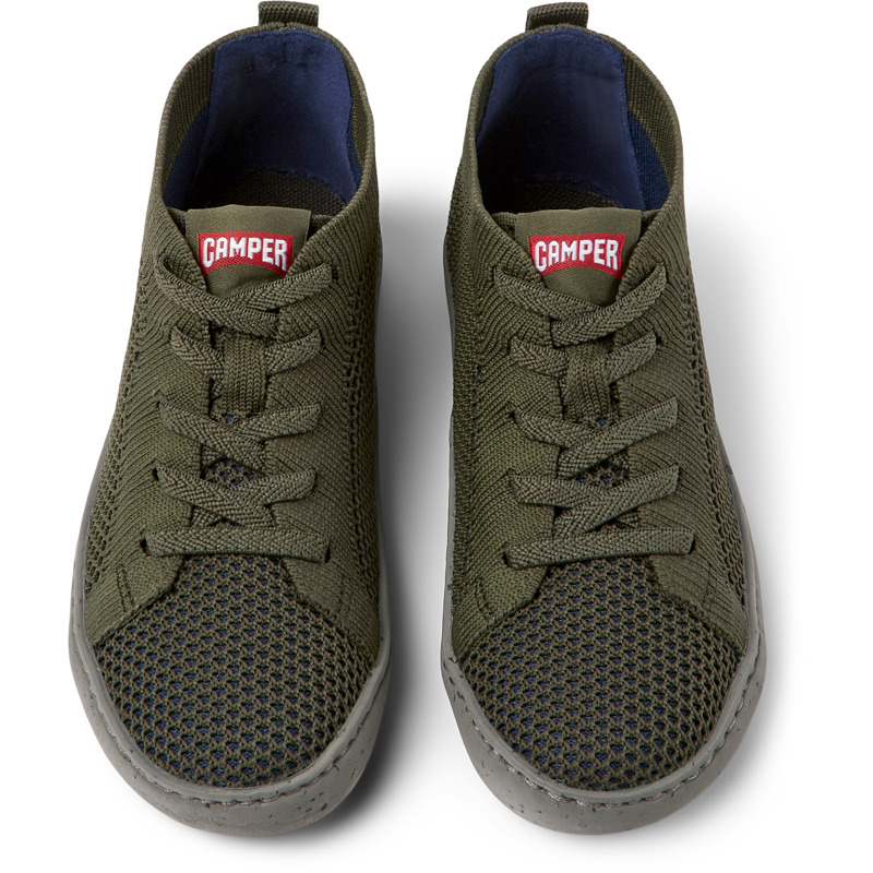 Camper Peu Touring - Sneakers For Unisex - Green, Blue, Size 32, Cotton Fabric