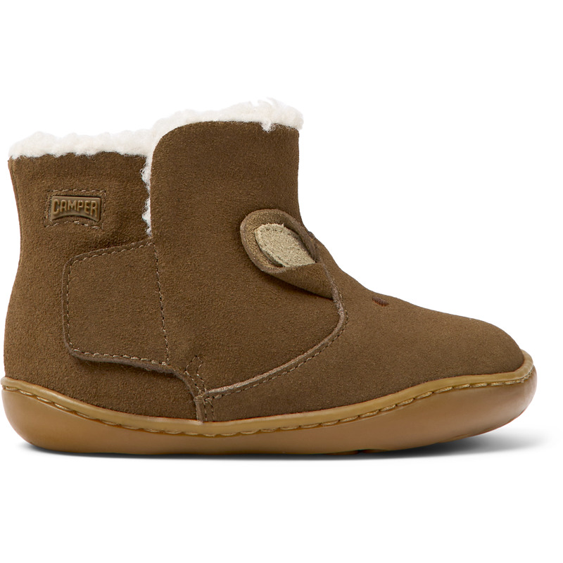CAMPER Twins - Boots For First Walkers - Brown, Size 21, Suede