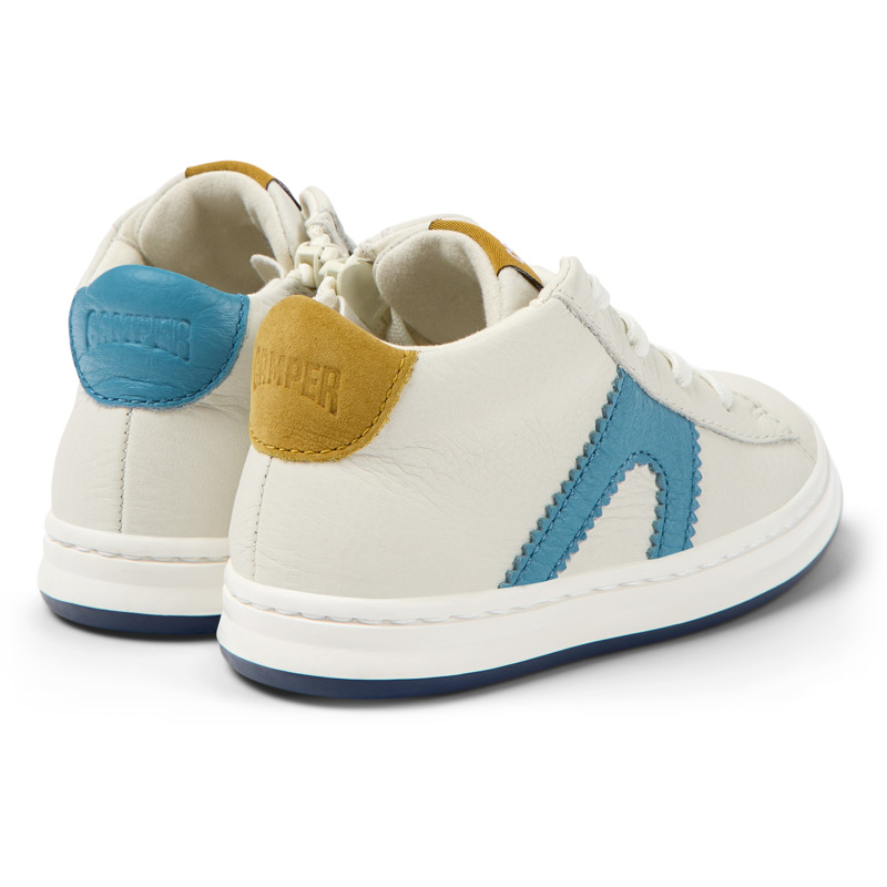 CAMPER Twins - Sneakers For First Walkers - White, Size 22, Smooth Leather