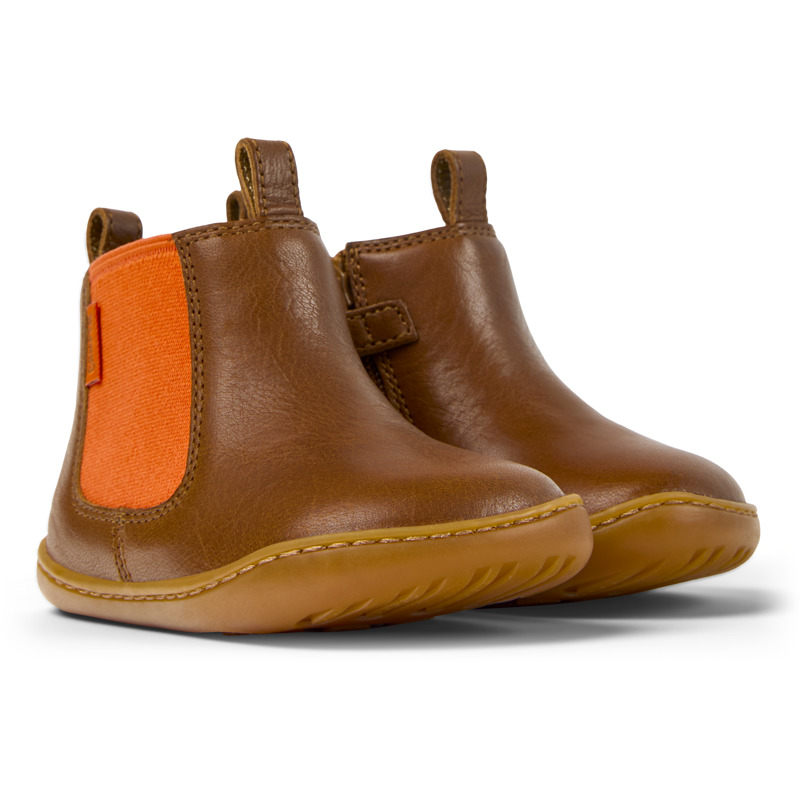 Shop Camper Ankle Boots For First Walkers In Brown