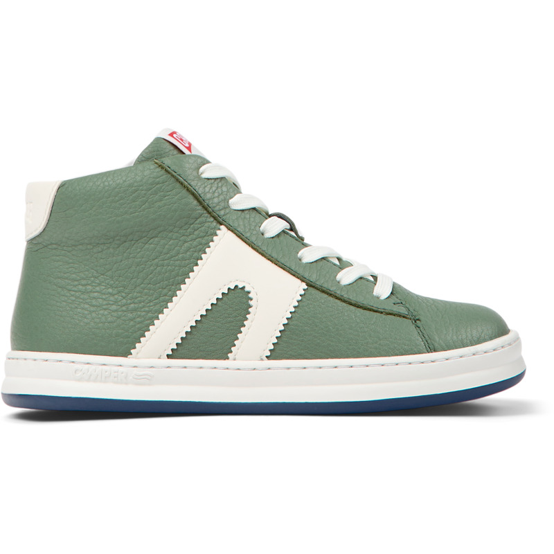 Camper Runner - Sneakers For Unisex - Green, Size 35, Smooth Leather
