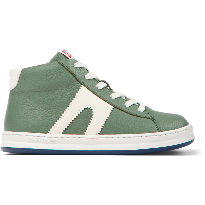 CAMPER Runner - Sneakers Para Niñas - Verde, Talla 26, Piel Lisa