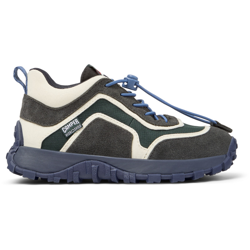 CAMPER Drift Trail - Zapatos casual de vestir para Niños - Blanco,Gris,Verde, talla 30, Textil/Piel Vuelta