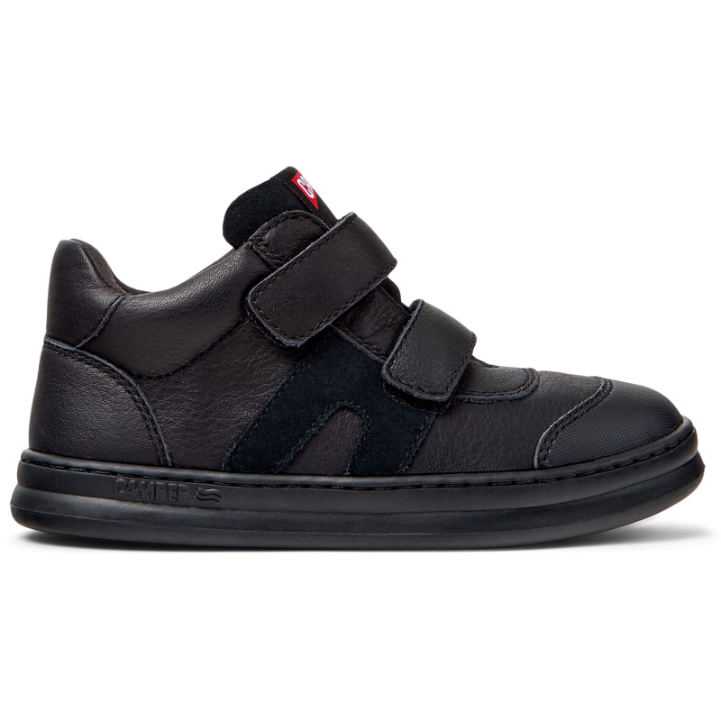 CAMPER Runner - Zapatos casual de vestir para Niños - Negro, talla 30, Piel Lisa/Piel Vuelta