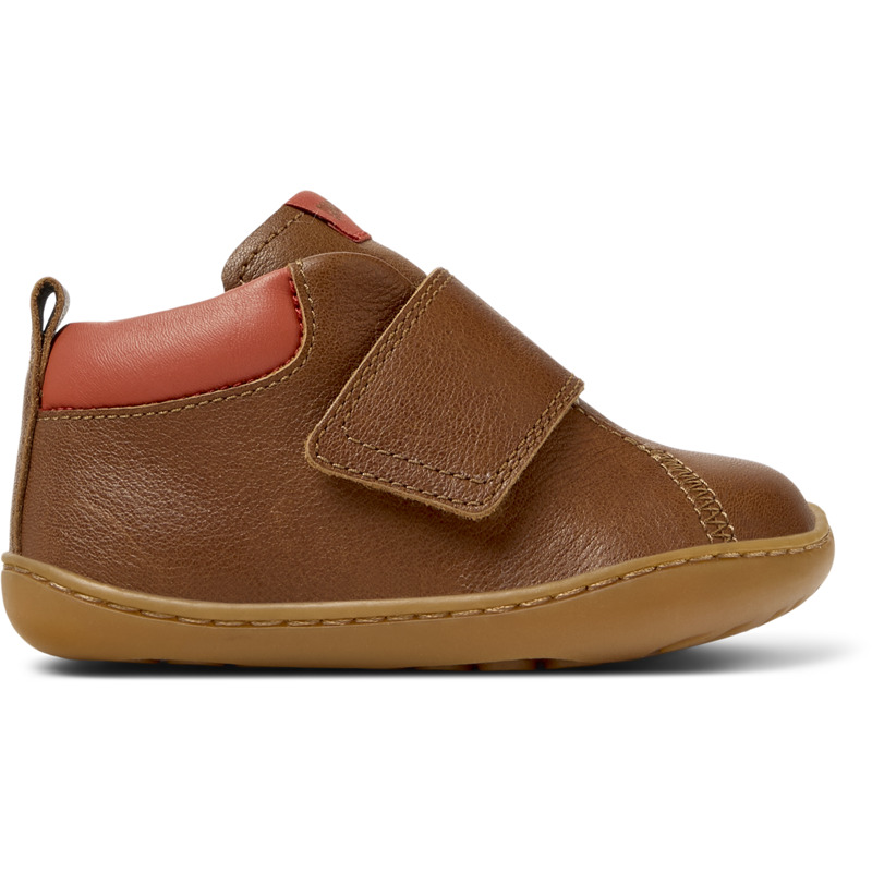 CAMPER Peu - Zapatos casual de vestir para Primeros pasos - Marron, talla 21, Piel Lisa
