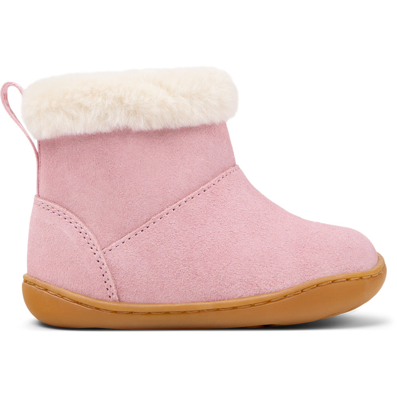 CAMPER Peu - Zapatos casual de vestir para Primeros pasos - Rosa, talla 21, Ante o Piel Vuelta