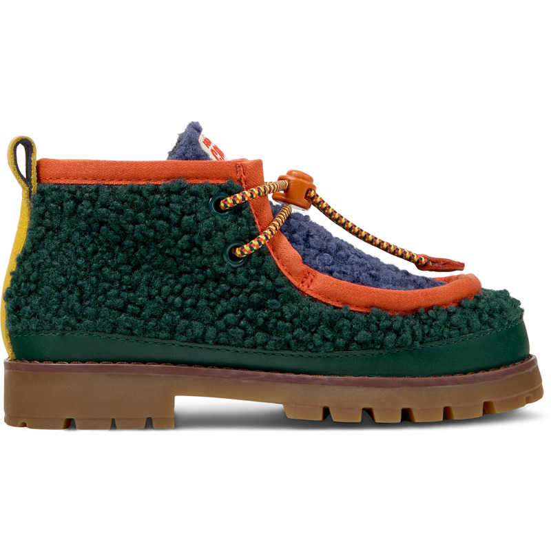 CAMPER Bobo Choses x Camper - Zapatos casual de vestir para Niñas - Verde,Azul,Amarillo, talla 30, Textil/Piel Lisa