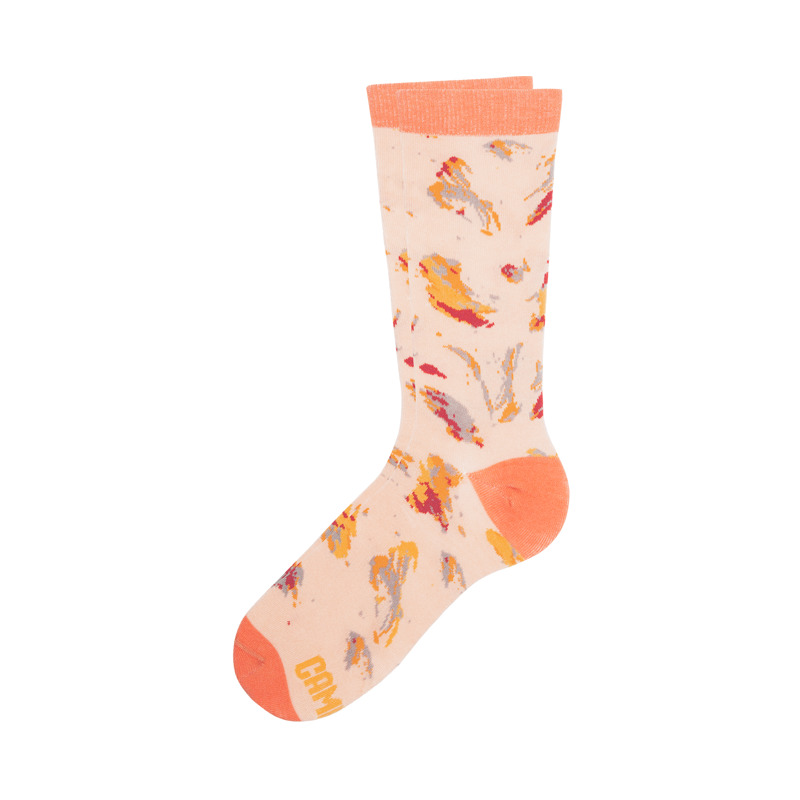 Camper Summer Lounge Sox In Orange