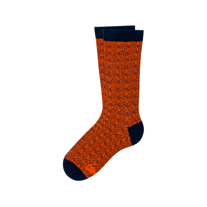 CAMPER Pulli Sox - Unisex Κάλτσες - Μπλε,Πορτοκαλί, Μέγεθος S, Cotton fabric