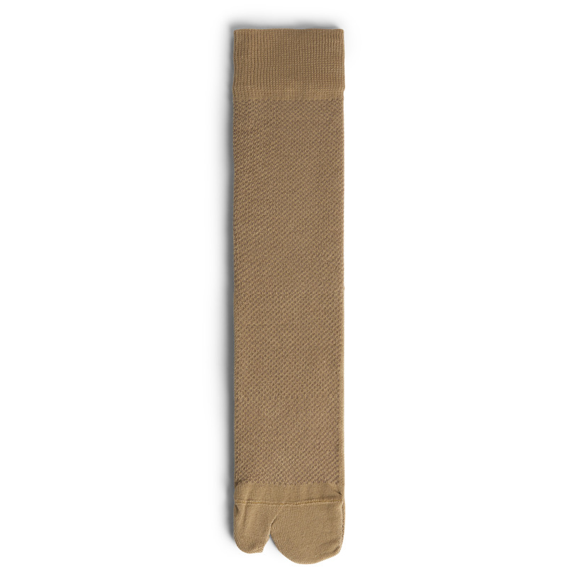 CAMPERLAB Hastalavista Socks - Unisex Κάλτσες - Μπεζ, Μέγεθος L, Cotton Fabric