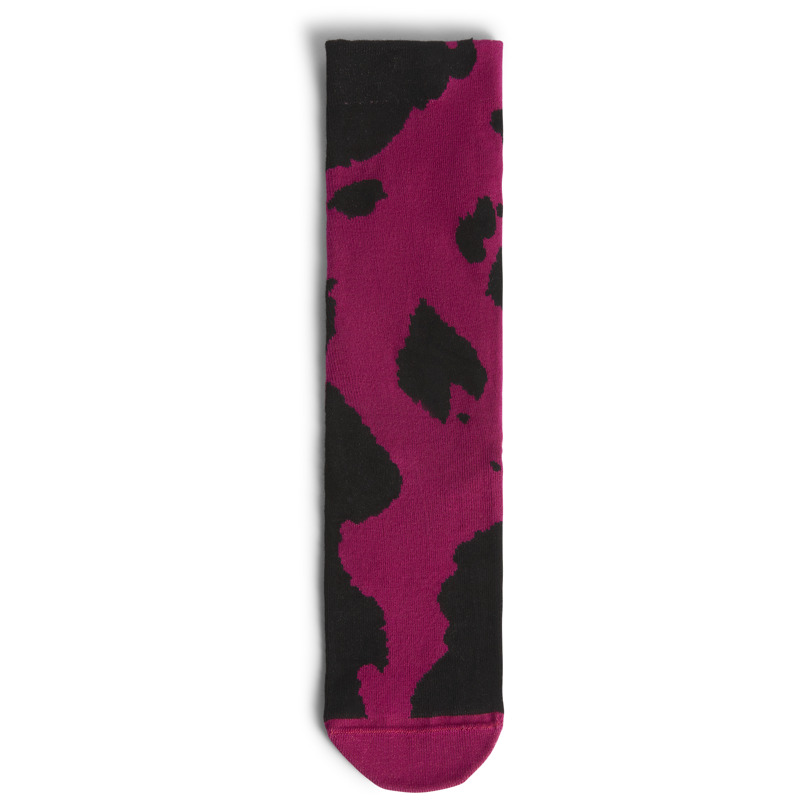 CAMPERLAB Hastalavista Socks - Unisex Socks - Pink,Black, Size L, Cotton Fabric