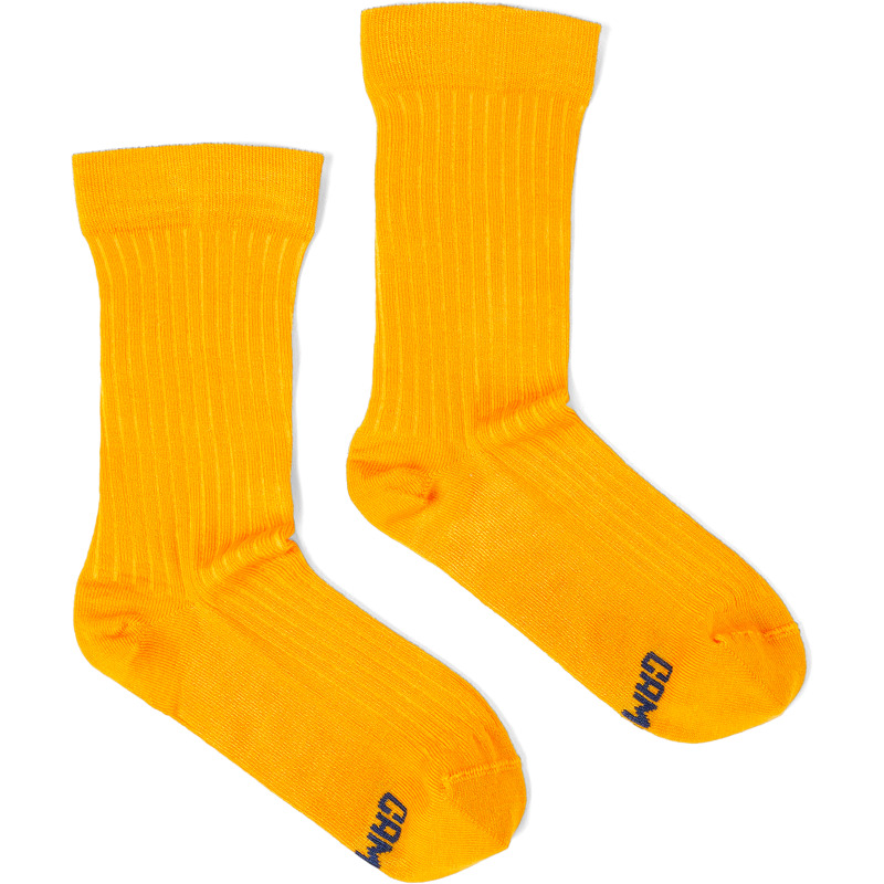 CAMPER Calma Socks PYRATEX® - Unisex Κάλτσες - Πορτοκαλί, Μέγεθος S, Cotton Fabric