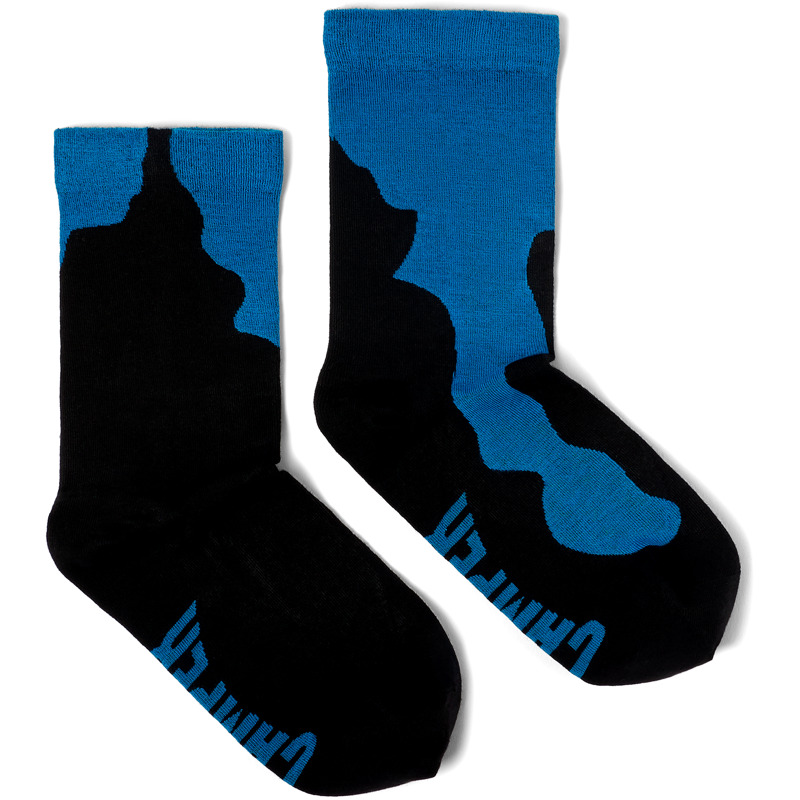 Shop Camper Unisex Socks In Black,blue