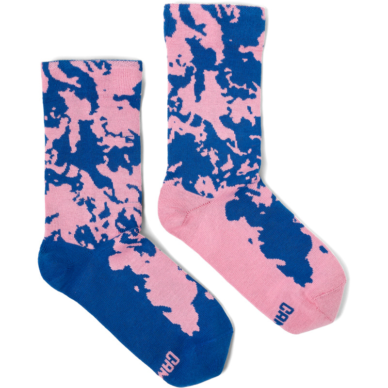 Shop Camper Unisex Socks In Pink,blue