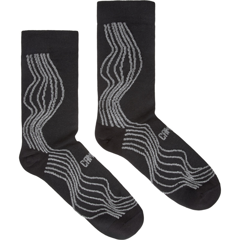 CAMPER Socks - Unisex Socken - Schwarz, Größe L, Textile