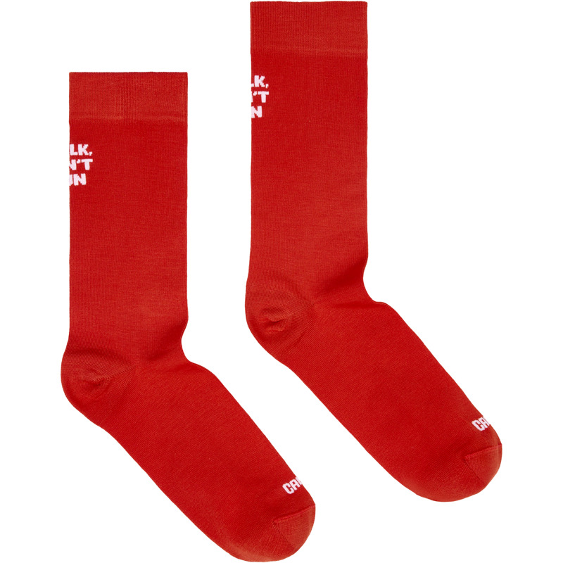 CAMPER Socks PYRATEX - Unisex Socken - Rot, Größe L, Textile