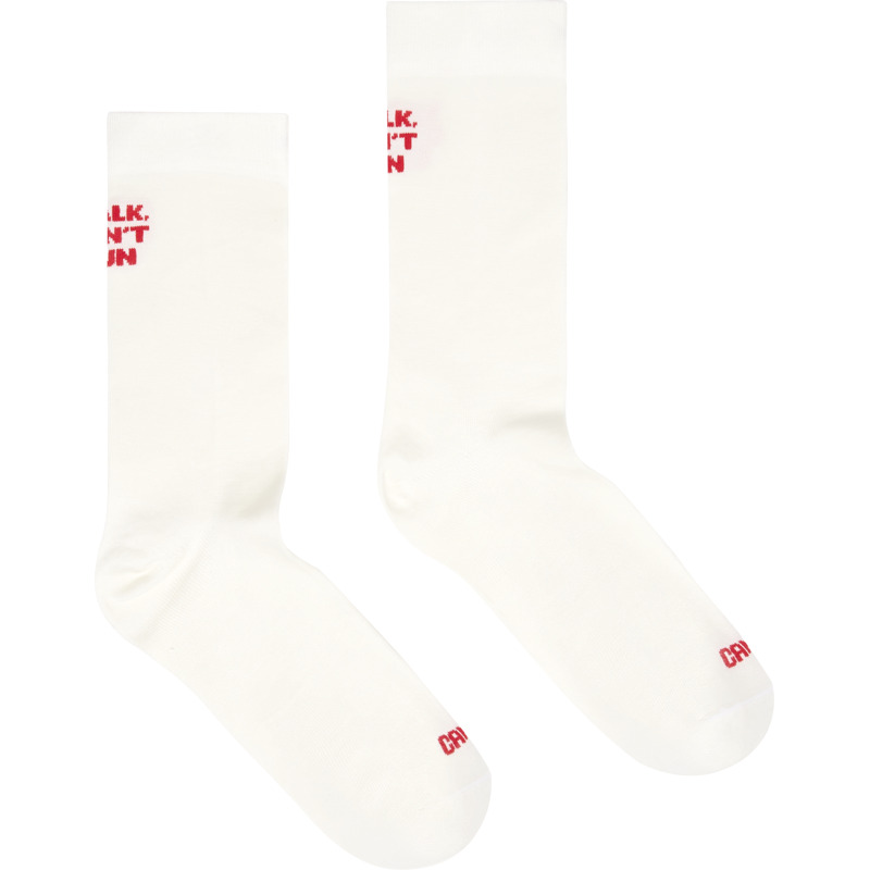 CAMPER Socks PYRATEX - Unisex Socken - Weiß, Größe L, Textile