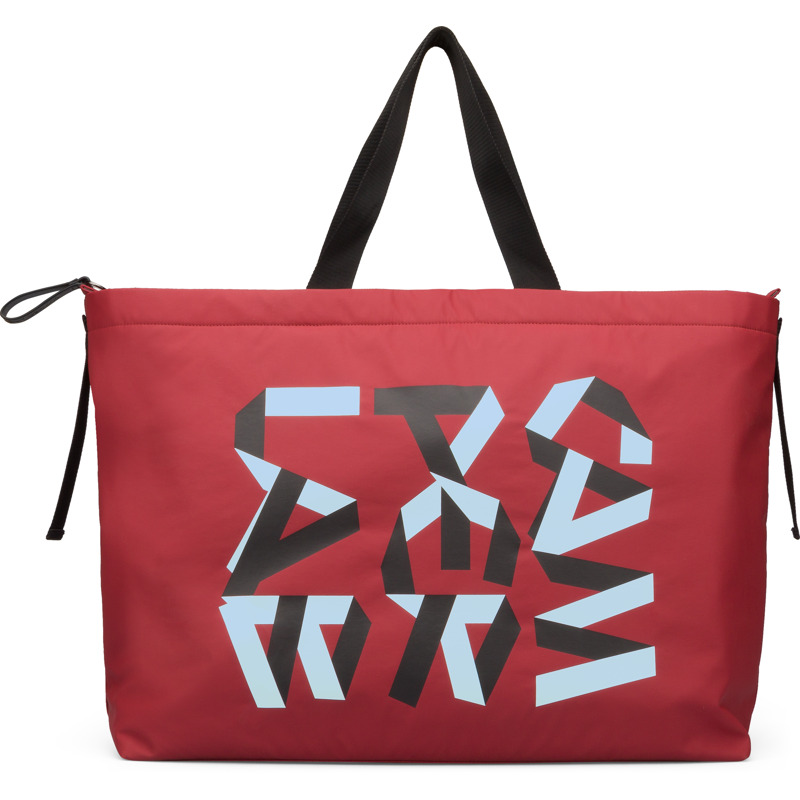 Camper Aycaramba - Shoulder Bags For Unisex - Red, Size , Cotton Fabric